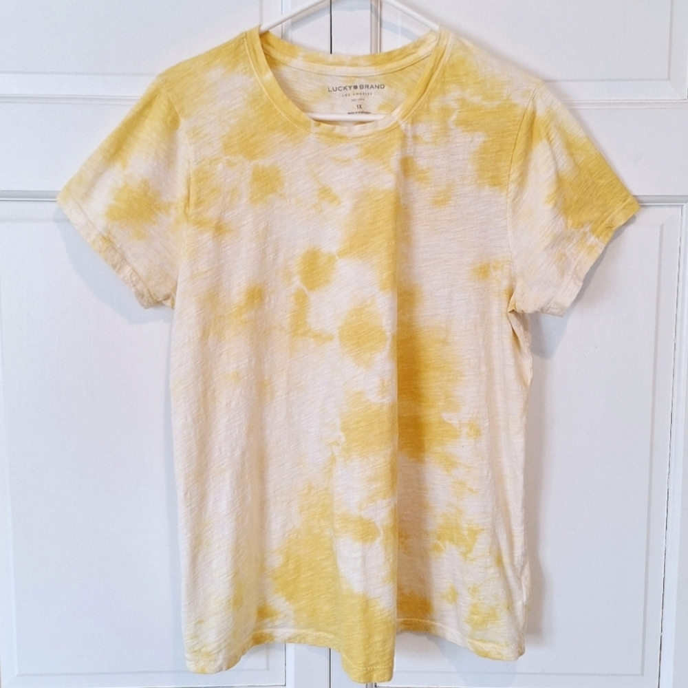 Lucky Brand tie dye cotton t-shirt